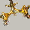 1970s Germany Cosack Organic Golden Space Age Foyer Lighting Object