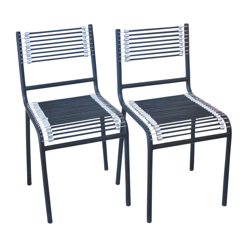 Pair of chairs Sandow by René Herbst Ecart International