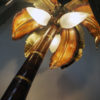 Hollywood Regency Brutalist Palm Tree Floor Lamp, 1970s