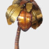 Hollywood Regency Brutalist Palm Tree Floor Lamp, 1970s