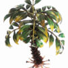 Polychrome Palm Tree Floor Lamp by Hans Kögl Polychrome Palm Tree Floor Lamp by Hans Kögl