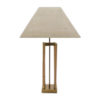 Bamboo & Brass Table Lamp in the style of Gabriella Crespi, Italy 1960s Bamboo & Brass Table Lamp in the style of Gabriella Crespi, Italy 1960s