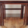 Nested coffee table in rosewood