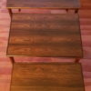 Nested coffee table in rosewood