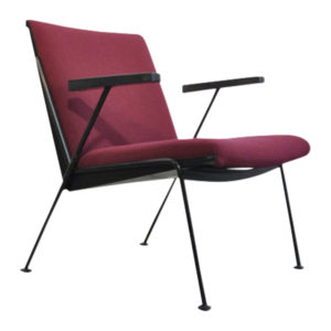 Dutch Oase Purple Armchair by Wim Rietveld for Ahrend De Cirkel, 1950s