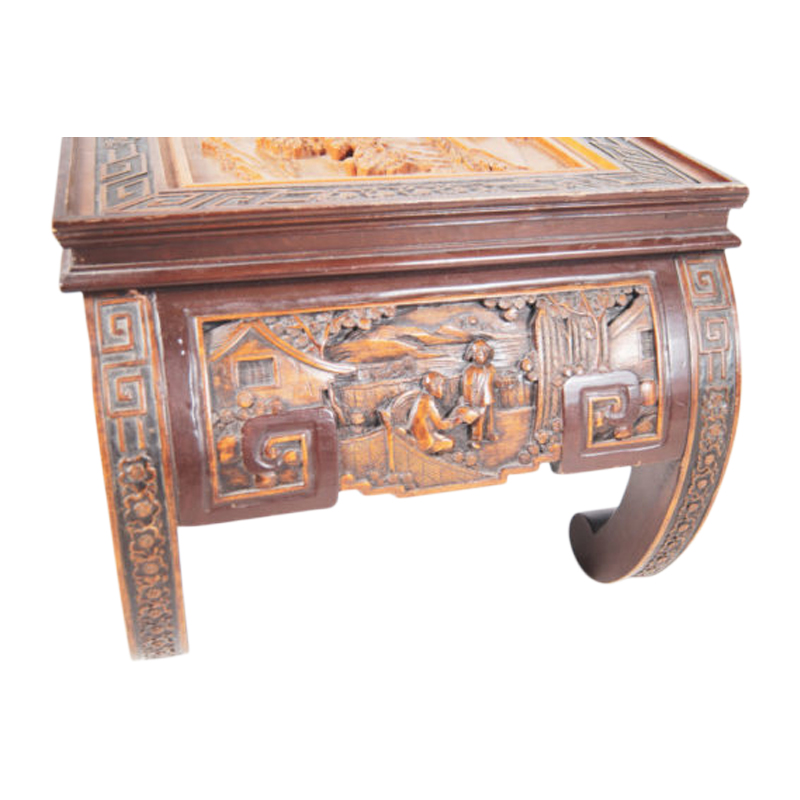 A Chinese Carved Opium Table/Coffee Table c.1920