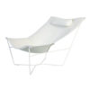 David Weeks for Habitat Semana White Leather Sling Chair