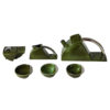 Salins France Art Deco Revival Modernist Memphis Era Ceramic Tea Set