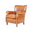 Vintage Dutch Cognac-Colored Leather Club Chair Vintage Dutch Cognac-Colored Leather Club Chair