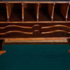 Edwardian oak twin pedestal roll top desk Edwardian oak twin pedestal roll top desk