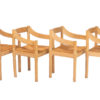 Vico Magistretti, early "Carimate" Dining Chairs Set of 4 Vico Magistretti, early "Carimate" Dining Chairs Set of 4