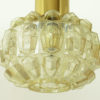 1 Of 2 German Brass & Glass Pendant Lamps by Helena Tynell for Glashütte Limburg, 1960