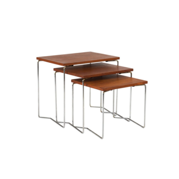 Vintage Wooden Nesting Tables