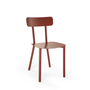 Picto Open back chair - Coral red