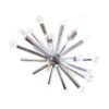 Space Age Sputnik Chandelier Chrome, Sciolari, Italy, 1960s