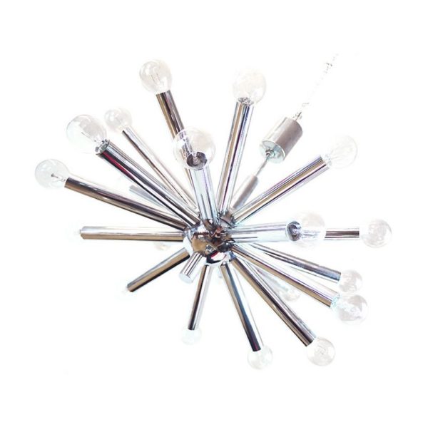 Space Age Sputnik Chandelier Chrome, Sciolari, Italy, 1960s