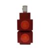 Midcentury Swedish Red Pine Wall Sconce by Lars-Göran Nilsson