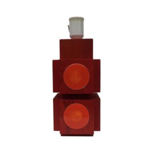 Midcentury Swedish Red Pine Wall Sconce by Lars-Göran Nilsson