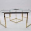 Lovely Set of 4 Brass Modular Side Tables, France 1960s Lovely Set of 4 Brass Modular Side Tables, France 1960s