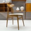 Scandinavian Wooden Dining Chairs, 1960s, Set of 8