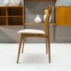 Scandinavian Wooden Dining Chairs, 1960s, Set of 8