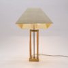 Bamboo & Brass Table Lamp in the style of Gabriella Crespi, Italy 1960s Bamboo & Brass Table Lamp in the style of Gabriella Crespi, Italy 1960s