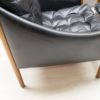 Scandinavian Leather Armchairs, 1960s, Set of 2