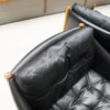 Scandinavian Leather Armchairs, 1960s, Set of 2