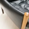 Scandinavian Vintage Leather 3-Seat Sofa, 1960s