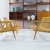 Mid-Century Teal Living Room Set, 1967