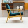 Mid-Century Teal Living Room Set, 1967