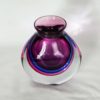 Luigi Onesto For Oball Heavy 2.5kg Murano Sommerso Cased Glass Vase Labelled