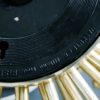 Studio Tetrarch for Valenti Luce 1960s Large PISTILLO Ceiling Lamp in Gold