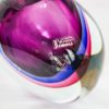 Luigi Onesto For Oball Heavy 2.5kg Murano Sommerso Cased Glass Vase Labelled