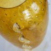 Archimede Seguso Cordonato d'Oro Large Amber Glass Vase With Wings Archimede Seguso Cordonato d'Oro Large Amber Glass Vase With Wings