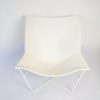 David Weeks for Habitat Semana White Leather Sling Chair