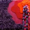 Ewald Kröner Schloss Hackhausen 70s Hand Tufted Tapestry Rug Large Wall Hanging Signed and Numbered