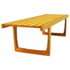 Midcentury Tokyo oak bench/table by Yngvar Sandström for NK 1964- Sweden