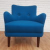 Danish designed armchair 70's, wool, beech, completely renovated - reupholstered Danish designed armchair 70's, wool, beech, completely renovated - reupholstered