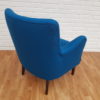 Danish designed armchair 70's, wool, beech, completely renovated - reupholstered Danish designed armchair 70's, wool, beech, completely renovated - reupholstered