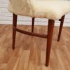 Danish make up chair by Frode Holm, 60s, completely reupholstered