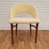 Danish make up chair by Frode Holm, 60s, completely reupholstered