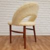 Danish make up chair by Frode Holm, 60s, completely reupholstered