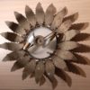 Art Deco Acanthus Leaf Gilded Metal Flush Mount, 1930s