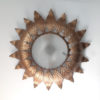 Art Deco Acanthus Leaf Gilded Metal Flush Mount, 1930s