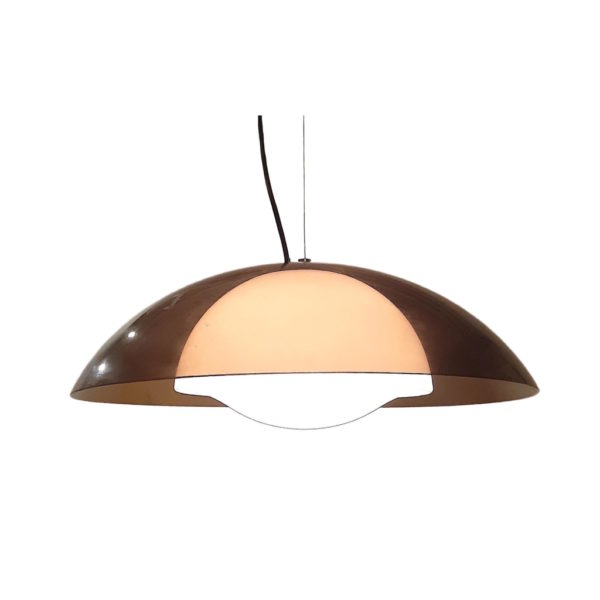 Bicolored Plexiglass Harvey Guzzini Pendant Lamp