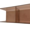 Floating Smoked Plexiglas Wall Units, 1970s Floating Smoked Plexiglas Wall Units, 1970s