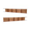 Floating Smoked Plexiglas Wall Units, 1970s Floating Smoked Plexiglas Wall Units, 1970s