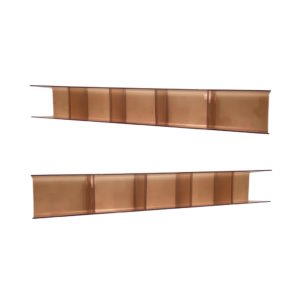 Floating Smoked Plexiglas Wall Units, 1970s