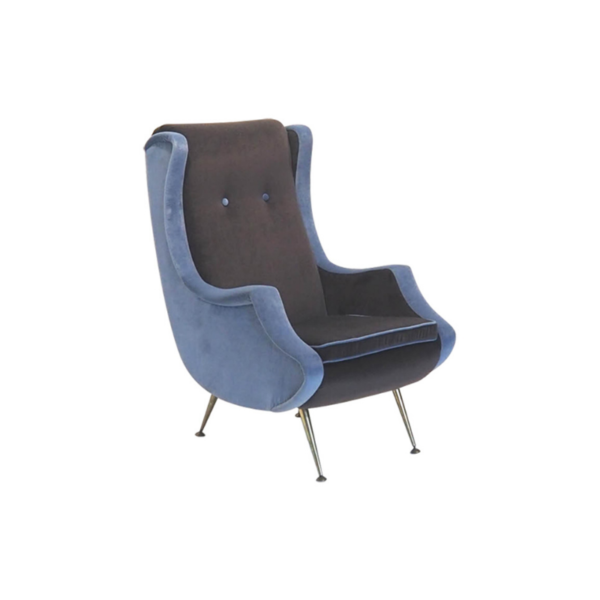 1950’s French fauteuil, reupholstered